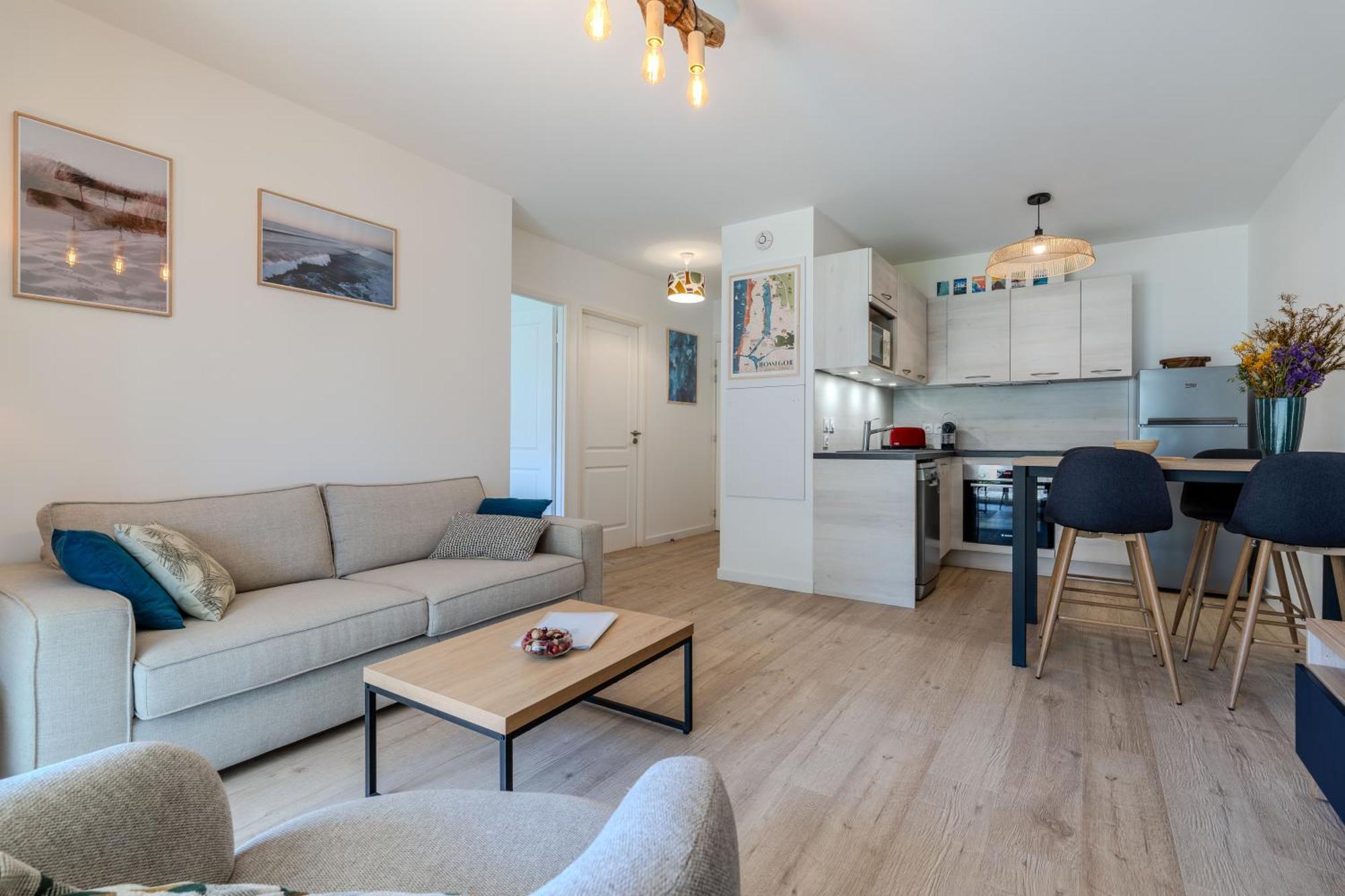 Atlantic Selection - Le Duna - Ambiance Zen Avec Terrasse & Parking Capbreton Eksteriør bilde